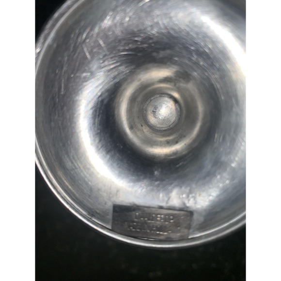 Daalderop Made In Holland Small Pewter Bud Vase 6.75" Tall - Picture 9 of 10